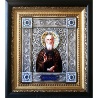 Икона "Святой преподобный Сергий Радонежский" (FGHJ)