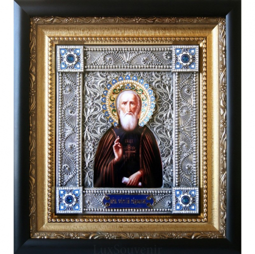 Икона "Святой преподобный Сергий Радонежский" (FGHJ)