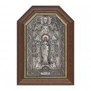 Серебряная икона "Святая Анна"