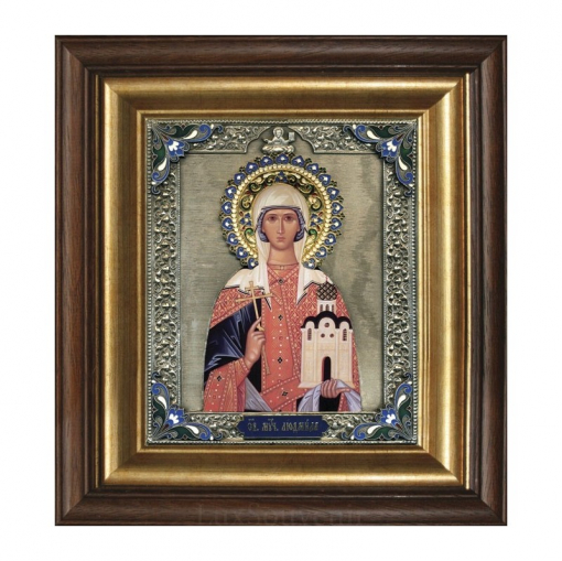 Икона "Святая мученица Людмила Чешская"