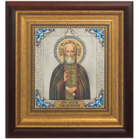 Икона "Святой преподобный Сергий Радонежский"