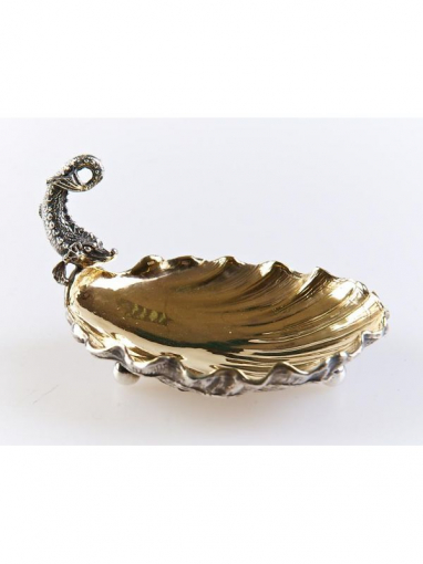 Серебреная Икорница С осетриком