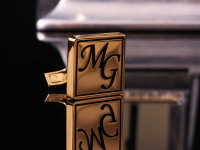 Запонки с инициалами "MG"