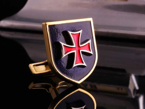 Запонки щит с гербом