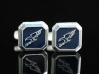 Серебрение запонки "Орел"