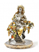 Серебреная Композиция Девушка-Осень