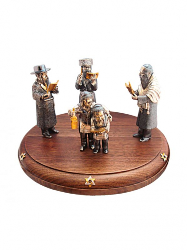 Композиция из серебра - Обряд Бар-Мицва