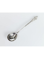 СЕРЕБРЯНАЯ КОФЕЙНАЯ ЛОЖКА "ТРАКТИРЩИЦА"