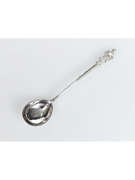 СЕРЕБРЯНАЯ КОФЕЙНАЯ ЛОЖКА "ТРАКТИРЩИЦА"