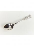 СЕРЕБРЯНАЯ КОФЕЙНАЯ ЛОЖКА "ГЕРАЛЬДИКА"