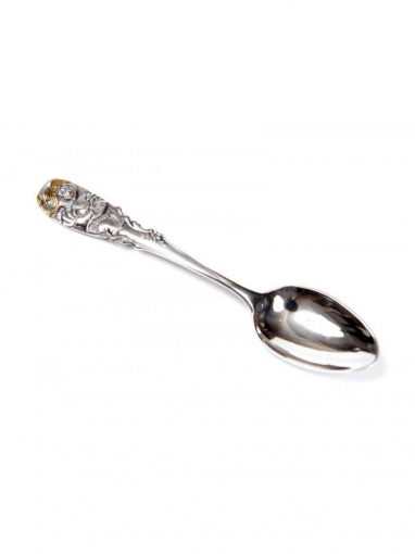 Серебряная Детская Ложка Дева