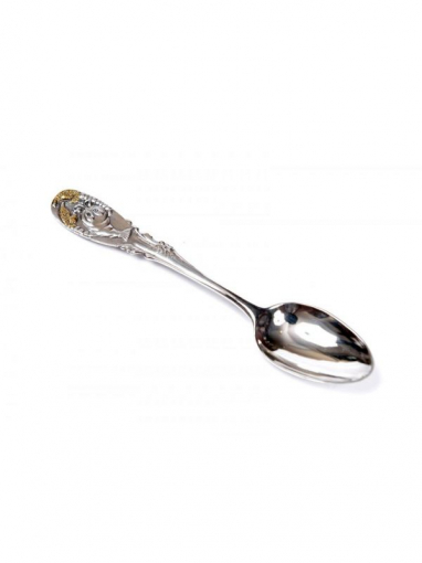 Серебряная Детская Ложка Рак