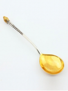 Серебряная чайная ложечка Цыпленок