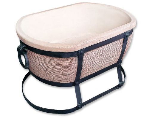 Мангал керамический (овальный)