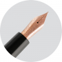 Перьевая ручка Montegrappa Fortuna Black Resin Rose Gold PVD Fountain pen