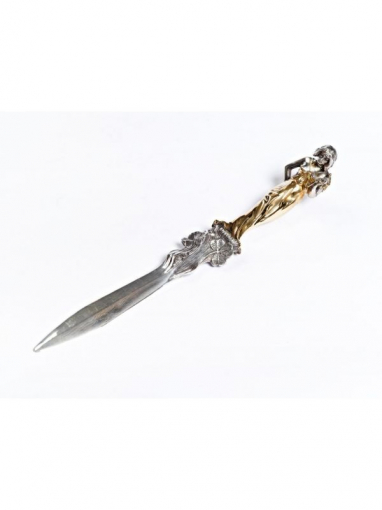 Серебряный Нож для бумаги Дева
