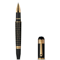 Роллеровая ручка Tibaldi Our Father Christmas Collection Yellow Gold, Black with Gold Prayer