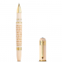Роллеровая ручка Tibaldi Our Father Christmas Collection Yellow Gold, White with Gold Prayer