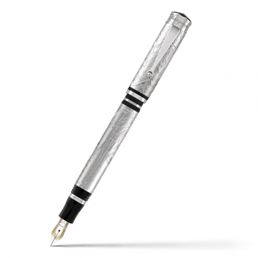 Перьевая ручка Montegrappa Cosmopolitan Bohemian Paris Silver Fountain pen