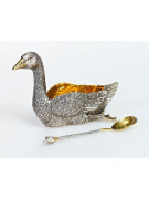 Серебреная Паштетница Гусь