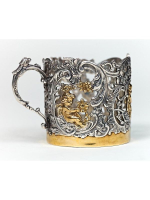 Серебряный Подстаканник Амурчики