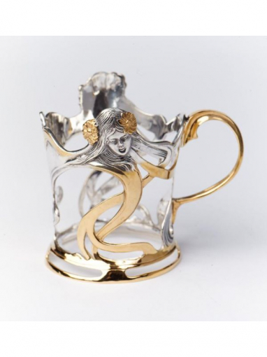 Серебряный Подстаканник Дева 1230