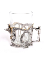 Серебряный Подстаканник Охота