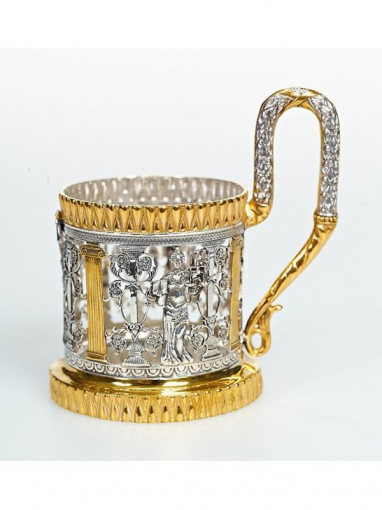 Серебряный Подстаканник правосудие