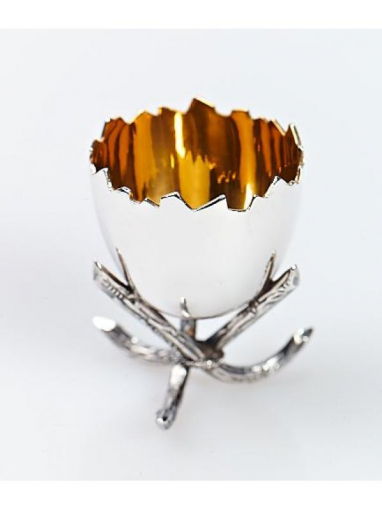 Серебреная Подставка под яйцо 452