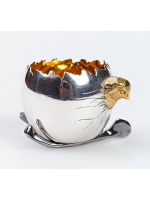 Серебреная Подставка под яйцо Цыпленок