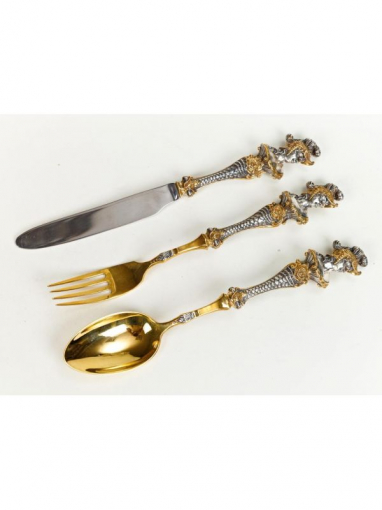 Серебряный Прибор столовый Римлянки