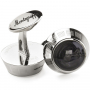 Запонки Montegrappa Miya Stainless steel, Black Cufflinks