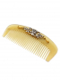 Расческа из рога и серебра Театральная