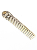 Серебреная расческа Телец