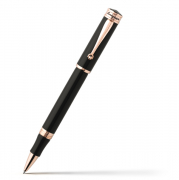Роллеровая ручка Montegrappa Ducale Black Resin Rose Gold PVD Roller