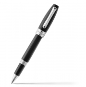 Роллеровая ручка Montegrappa Fortuna Black Resin Palladium PVD Roller