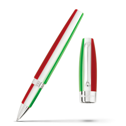 Роллеровая ручка Montegrappa Fortuna Tricolore Palladium PVD Roller