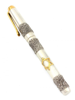 Серебреная ручка Звезда Давида