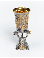 Серебреная рюмка Дракончик