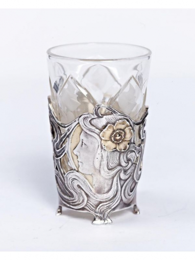 Серебреная Рюмка Профиль девушки