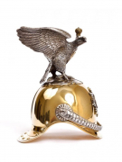 Серебреная Рюмка Шлем большой с орлом