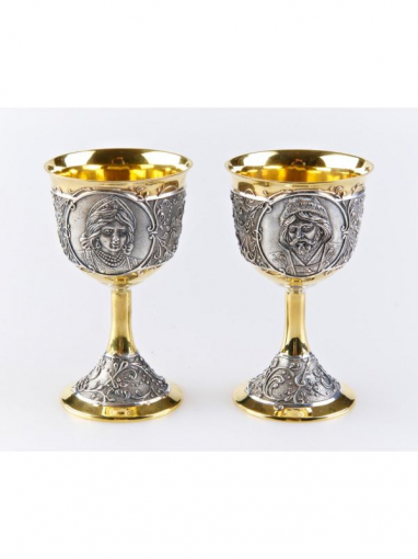 Серебряные Рюмки Боярин и Бояриня