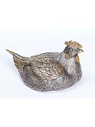 Серебреная Салатница Курочка