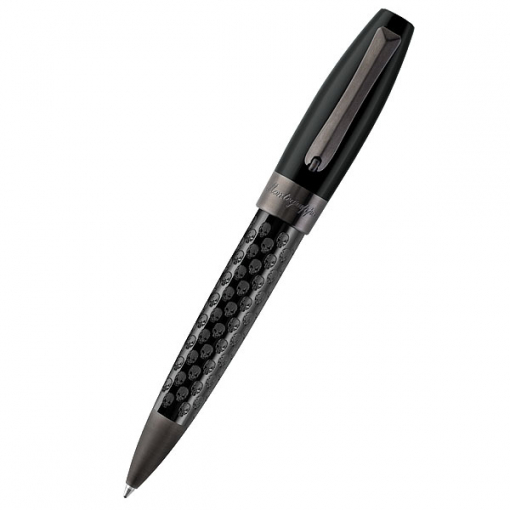 Шариковая ручка Montegrappa Fortuna Skull Black Resin Ballpoint pen