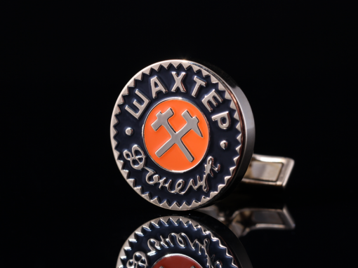 Запонки с эмблемой ФК "Шахтер"