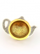 Серебряное ситечко для чая Чайник