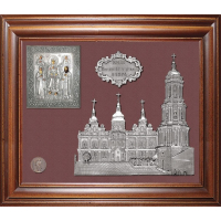 Коллаж "Успенский собор с иконой Богородицы «Печерская»"