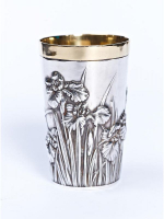 Серебряный Стакан Ирисы большой