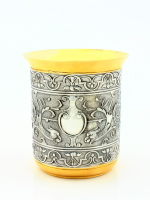 Серебряный Стакан с драконами