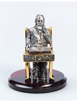 Серебреная Статуэтка Читающий еврей